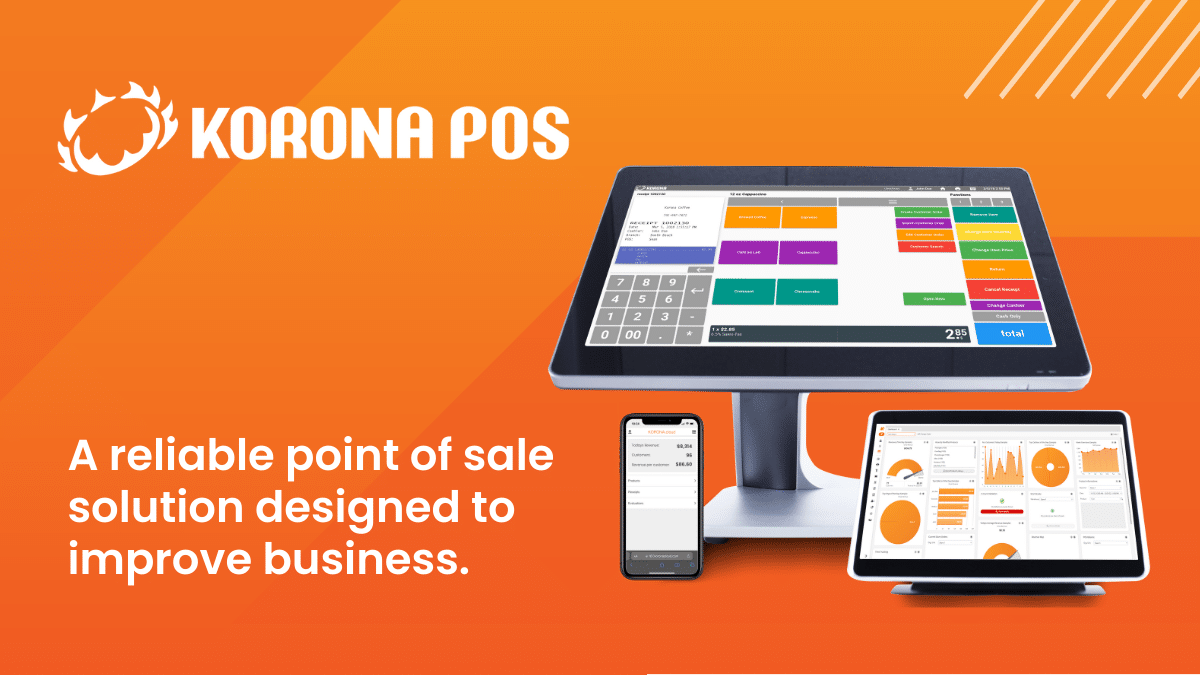 KORONA POS is the reliable point of sale solution for business of all types.